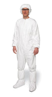 Tyvek IsoClean Coveralls without Hood - IC253BWHXL00250C - 25 Each - MDL-REG253BWHXLC