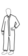 Tychem SL Series 125 Coveralls - SL125TWH2X000600 - 6 Each - MDL-REG25TWH2X00