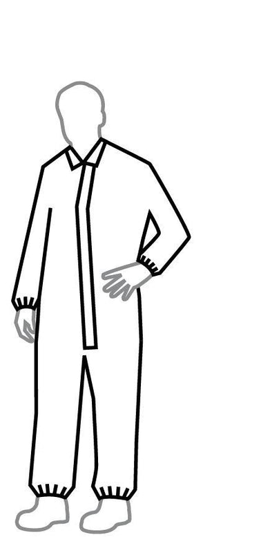 Tychem SL Series 125 Coveralls - SL125TWH2X000600 - 6 Each - MDL-REG25TWH2X00