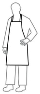 DUPONT Tyvek 400 Apron TY273BWH00010000 100 Each-MDL-REG273BWH100