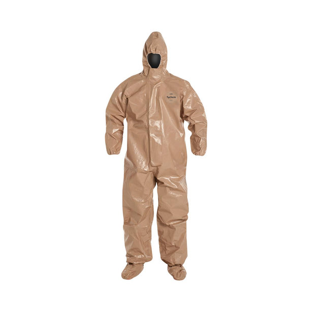 Dupont Tychem 5000 Coveralls with Attached Gloves C3128TTN5X000600 6.0 Each-MDL-REG28TTN5X00