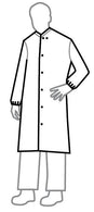 Dupont Tyvek Isolan 270 Series Frocks IC270BWHXL0030CS - 30.0 Each - MDL-REG70BWHXLCS