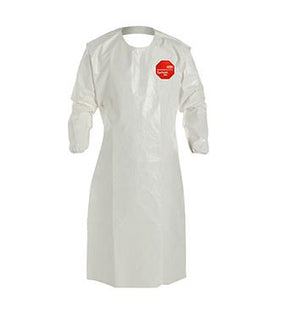 Dupont Tyche Chemically Resistant Sleeved Aprons SL278BWH000012HL - 12.0 Each