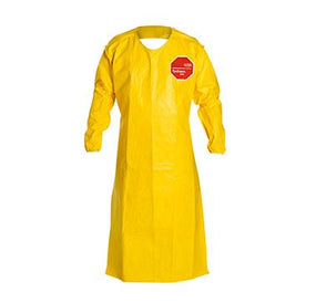 Dupont Tyche Chemically Resistant Sleeved Aprons QC278BYL00001200 - 12.0 Each
