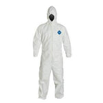 Tychem 4000 Chemical-Resistant Coveralls - SL122TWH4X000600 - 6 Each - MDL-REGL122TWH4X