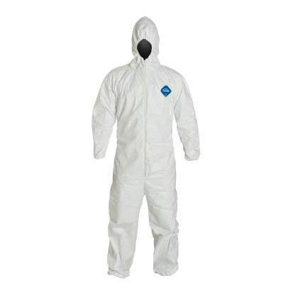 Tychem 4000 Chemical-Resistant Coveralls - SL122TWH4X000600 - 6 Each - MDL-REGL122TWH4X