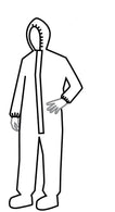 Dupont Series 122 Tyvek Coveralls SL122BWH2X001200 12.0 Each-MDL-REGS122BWH2X