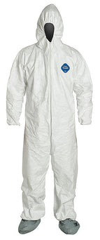 Tyvek 400 Zip Front Coveralls with Hood - TY122SWH2X0025VP - 25 Each - MDL-REGTY1222XVP