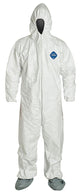 Tyvek 400 Zip Front Coveralls with Hood - TY122SWHMD0025VP - 25 Each - MDL-REGTY122MDVP