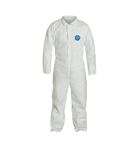 Tyvek 400 Zip Front Coveralls without Hood - TY120SWH5X002500 - 25 Each - MDL-REGTY20SWH5X