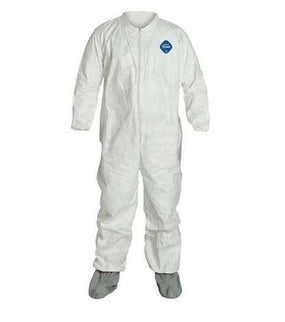 Tyvek 400 Zip Front Coveralls without Hood - TY121SWHLG0025NS - 25 Each - MDL-REGY121SLGNS