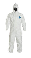 Tyvek 400 Zip Front Coveralls with Hood - TY127SWH5X002500 - 25 Each - MDL-REGY127SWH5X