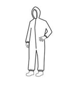 Dupont Tychem Series 127 Yellow Chemical-Resistant Coveralls with Hood QC127TYLXL000400 - 4.0 Each - MDL-REGYLXL000400