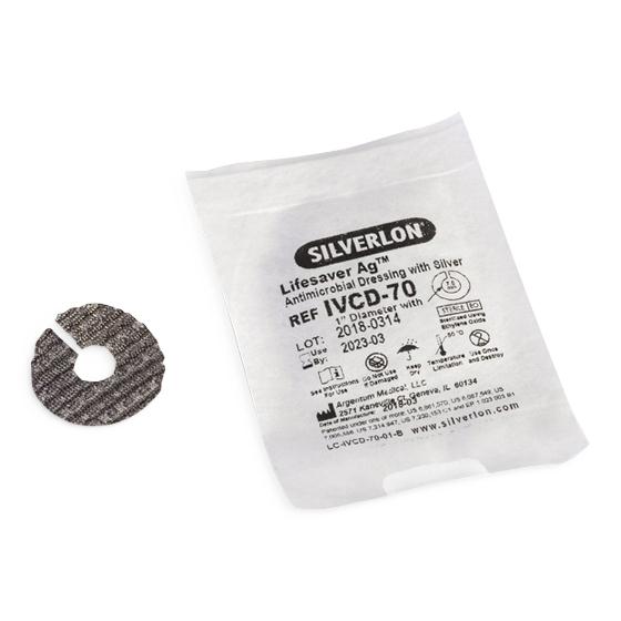 ARGENTUM MEDICAL Silverlon Island Dressings IVCD-70 10 Each