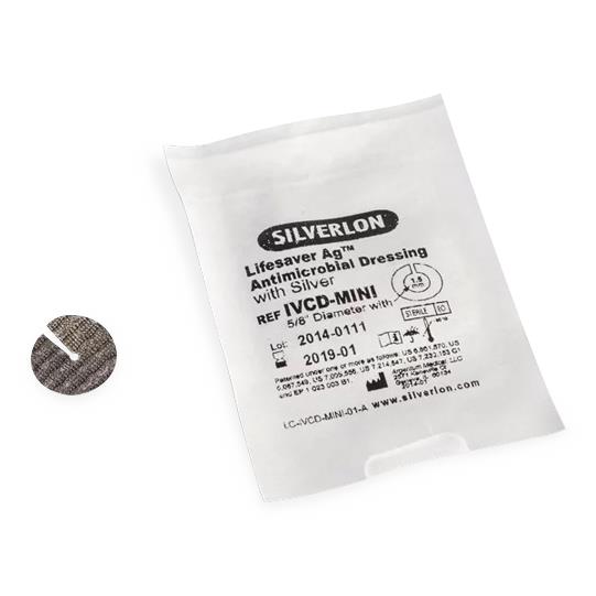 Argentum Medical Silverlon Catheter Dressing, 5/8" Dia. x 1.5mm H - RGMIVCDMINI