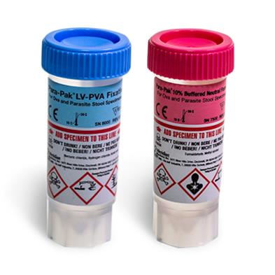 Meridian Bioscience Para-Pak LV-PVA, 10% Formalin Two-Vial Stool Transport System 300112 - 10.0 Each