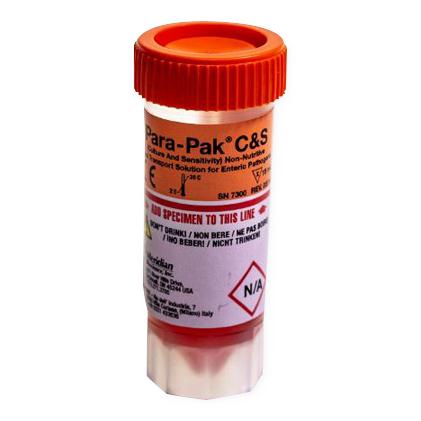Meridian Bioscience Para-Pak C and S Stool Transport Vials 900612 - 20.0 Each