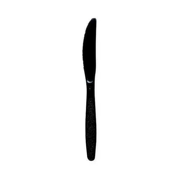 Empress Extra Heavy-Weight Extra-Heavy Weight Poly Knives, Black - E172003 - 1000 Each