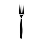 Empress Heavy-Weight Poly Heavy Weight Polypropylene Forks, Black - E179001 - 1000 Each