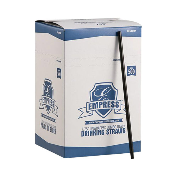 Empress Products Jumbo Straws E2100BK 5000.0 Each-MDL-RJHE2100BK