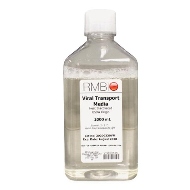 Rocky Mountain Biologicals LLC Viral Transport Media for COVID-19 Testing VTM-CHT-01L - 1.0 Each