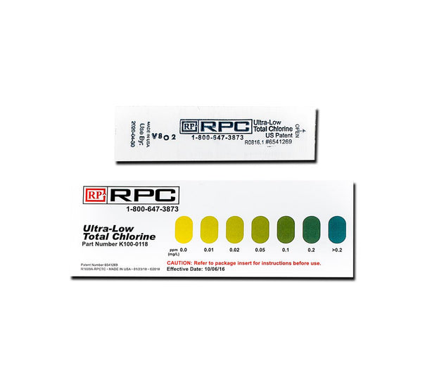 Rpc RPC Chlorine Test Strips - RPCK1000118