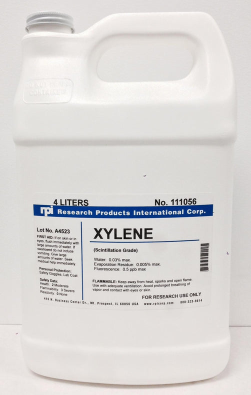 Research Products Intl Corp Xylene (Scintillation Grade) 111056-CS - 4.0 Each