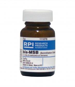 Research Int'l P-Bis-(O-Methylstyryl)-Benzene 111078 Bis-MSB, P-Bis-(O-Methylstyryl)-Benzene (Scint Grade), 1 kg - MDL-RPI111078 - 1 Each