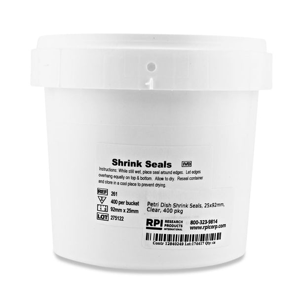 Petri Dish Shrink Seals - 160262 - 400 Each - MDL-RPI160262
