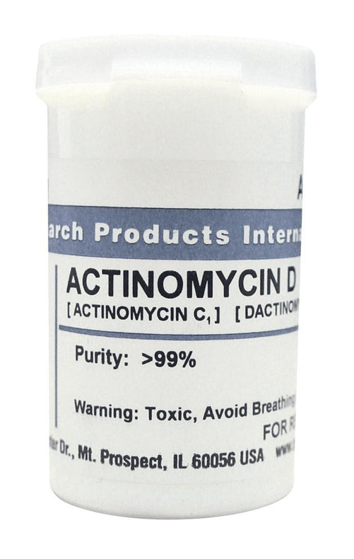 Actinomycin D [Actinomycin C1] [Dactinomycin], 5 mg, [Dactinom - A10025-0.005 - 1 Each