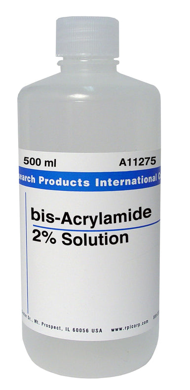 Research Intl A11275-500.0 Bis-Acrylamide, 2% Solution, 500mL - MDL-RPIA112755000 - 1 Each