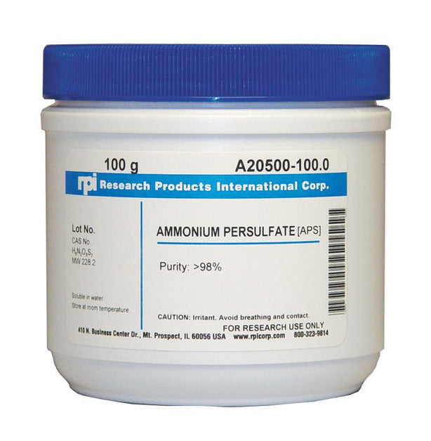 Research Products Intl Corp Ammonium Persulfate [APS] A20500-100.0 - 1.0 Each - MDL-RPIA20500100