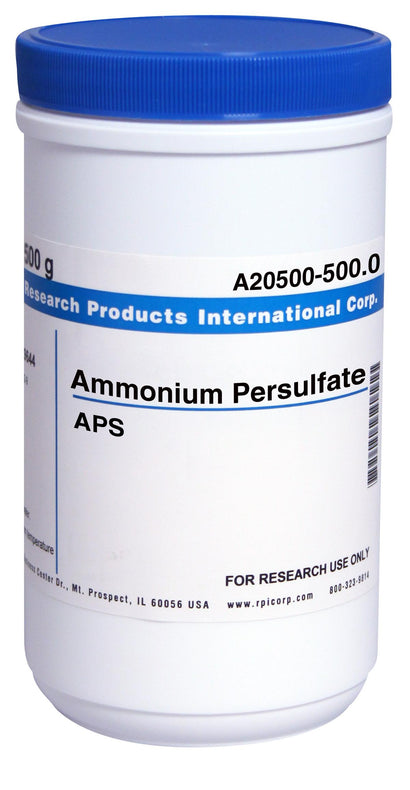 Research Products Intl Corp Ammonium Persulfate [APS] A20500-500.0 - 1.0 Each - MDL-RPIA20500500