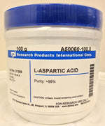 Research Products Intl Corp L-Aspartic Acid A50060-100.0 - 1.0 Each - MDL-RPIA50060100