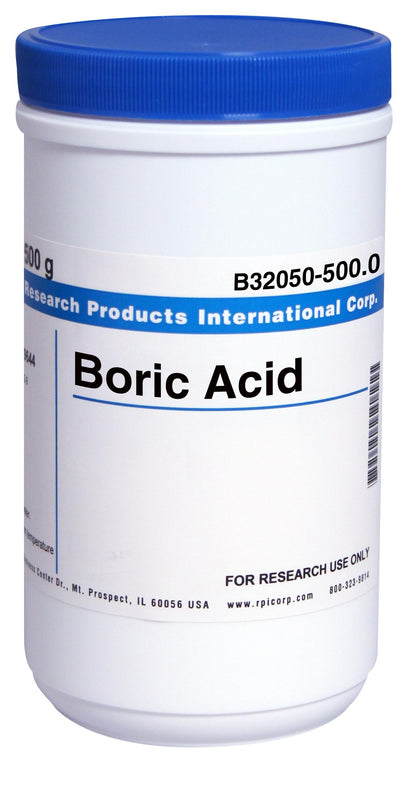 Research Products Intl Corp Boric Acid B32050-500.0 - 1.0 Each - MDL-RPIB32050500