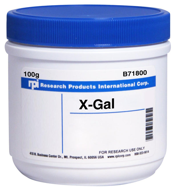 Research Products Int'l Corp. X-Gal (5-Bromo-4-Chloro-3-Indolyl-B-D-Galactoside) B71800-100.0 - 1.0 Each