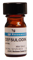 Research Intl C52000-1.0 Cefsulodin, Sodium Salt, 1 g - MDL-RPIC5200010 - 1 Each