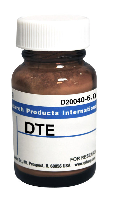 Research Intl Dithioerythreitol(DTE) D20040-5.0 Dithioerythreitol (DTE) (Clelands Etho Reagent), 5 g - MDL-RPID2004050 - 1 Each