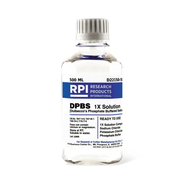 Research Products Intl Corp Dulbecco's Phosphate Buffer Saline D22150-500.0 - 1.0 Each