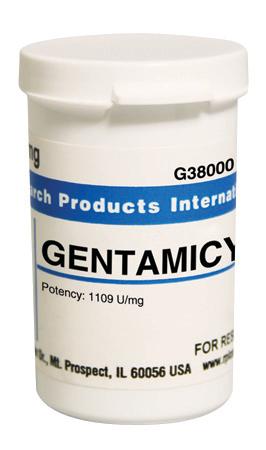 Research Products Intl Corp Gentamicin Sulfate G38000-5.0 - 1.0 Each