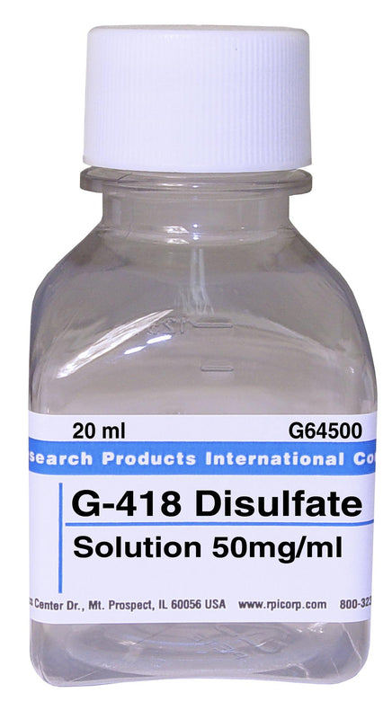 Research Products Intl Corp G-418 Disulfate Solution G64500-20.0 - 1.0 Each