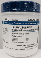 Lauryl Sulfate Sodium Dodecyl Sulfate - L22010-500.0 - 1 Each - MDL-RPIL22010500