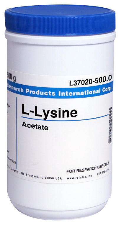 Research Intl L37020-100.0 L-Lysine Acetate, 100 g - MDL-RPIL37020100 - 1 Each