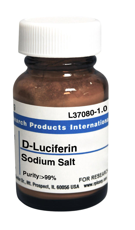 D-Luciferin Sodium Salt Water Soluble - L37080-1.0 - 1 Each - MDL-RPIL3708010