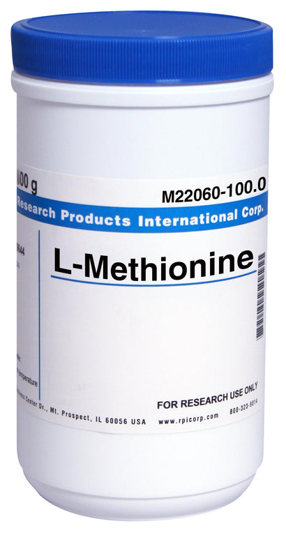Research Products Intl Corp L-Methionine M22060-100.0 - 1.0 Each - MDL-RPIM22060100