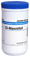 Research Intl M22080-500.0 D-Mannitol, USP Grade, 500 g - MDL-RPIM22080500 - 1 Each