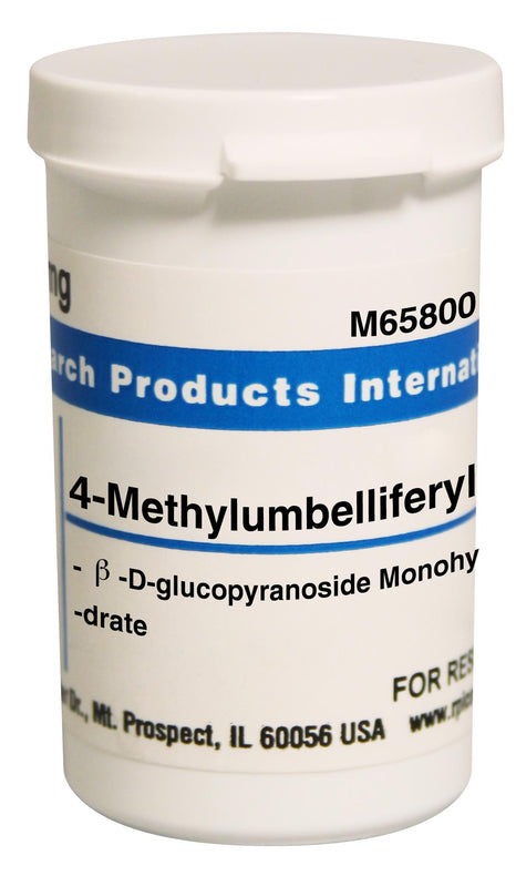 Research Products Intl Corp 4-Methylumbelliferyl-Beta-D-Glucopyranos M65800-0.25 - 1.0 Each