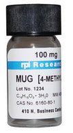 Research Products Intl Corp 4-Methylumbelliferyl-B-D-Glucuronide Tri M65900-0.1 - 1.0 Each