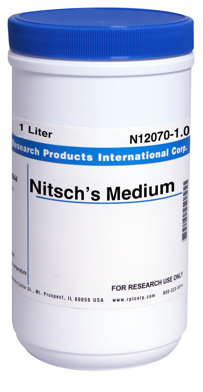Research Int'l N12070-1.0 Nitschs' Medium, 1 L Powder Blend, No Liquid - MDL-RPIN1207010 - 1 Each