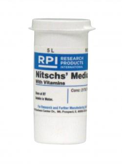 Research Intl N12090-5.0 Nitschs' Medium With Vitamins, 5 L Powder Blend, No Liquid - MDL-RPIN1209050 - 1 Each